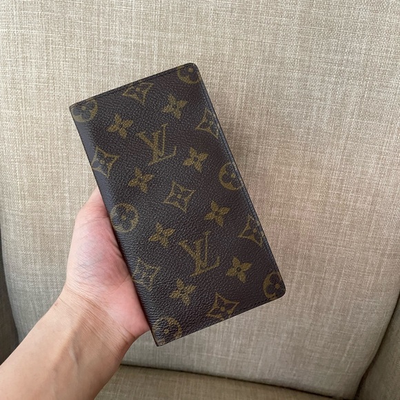 Authentic Louis Vuitton Monogram agenda billfold notebook cover MI1905 - Picture 3 of 10